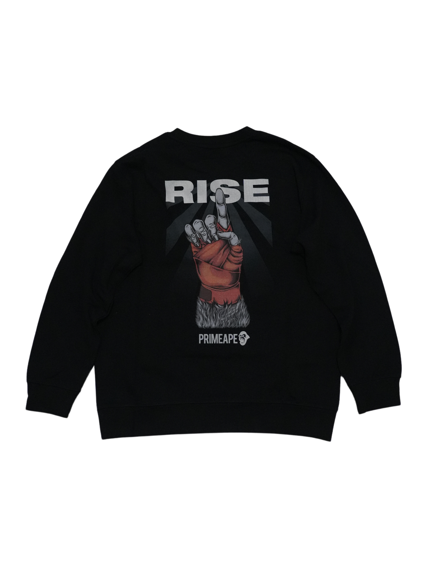 'RISE' Graphic Sweatshirt in Black *Limited Pcs*