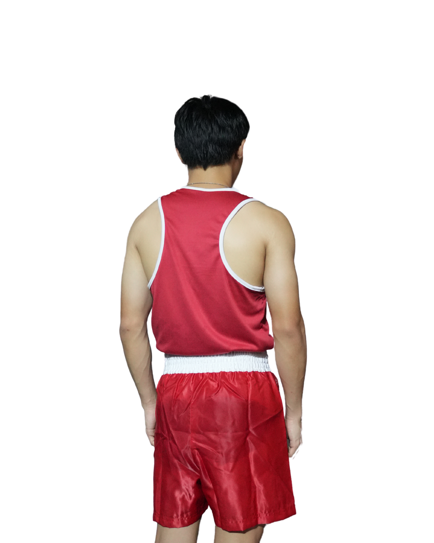 Reversible Boxing Competition Tank (Red/Blue)