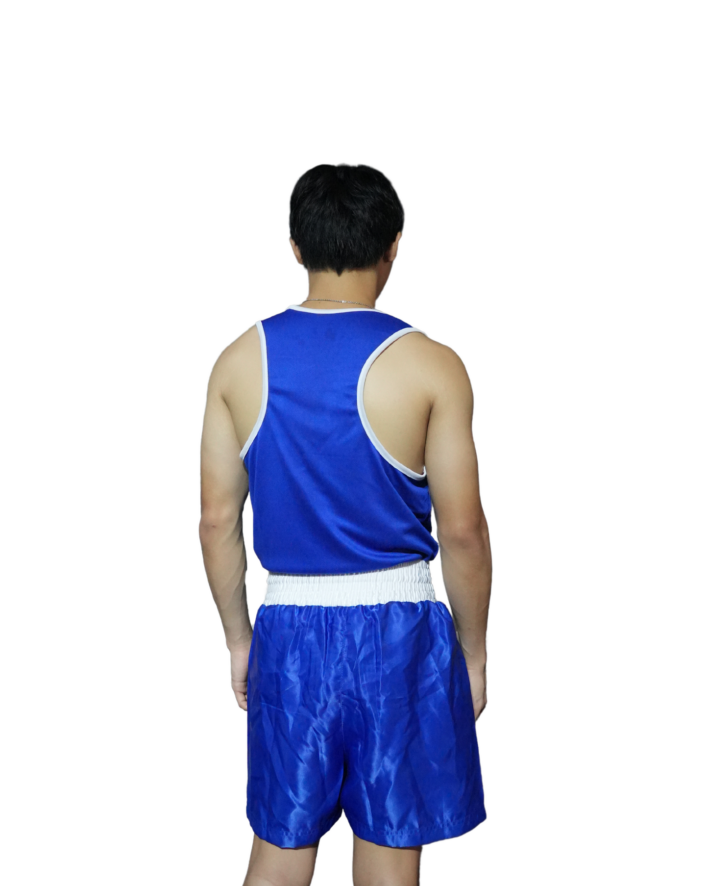 Reversible Boxing Competition Tank (Red/Blue)