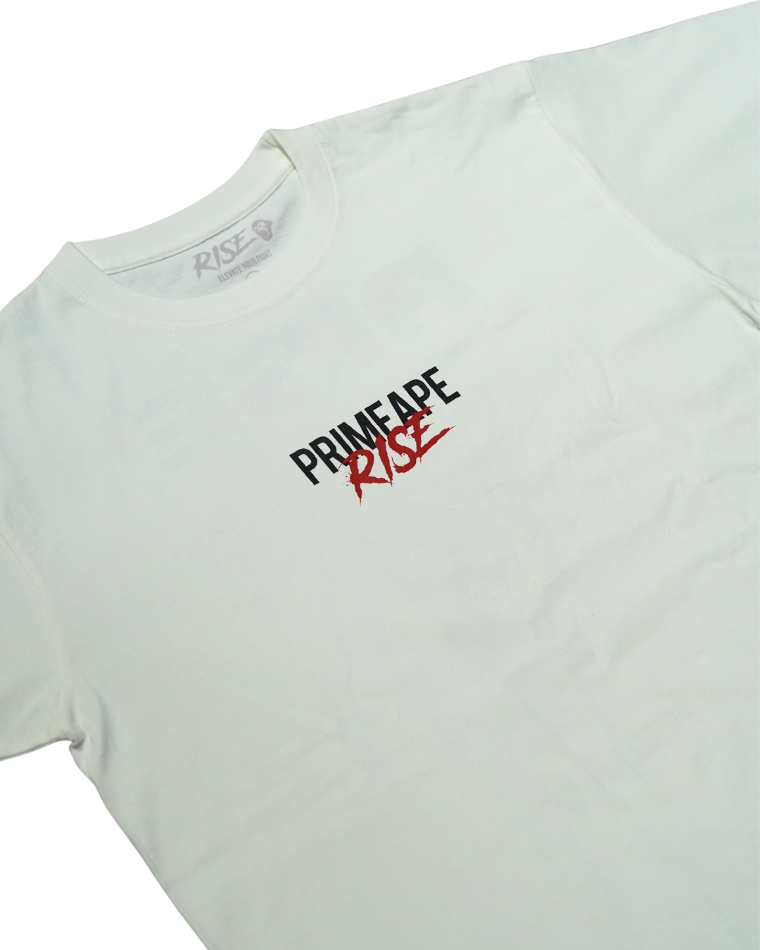 'RISE' Graphic Tee in White