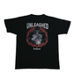 UNLEASHED oversized tee in black