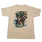 SAMURAI oversized tee in beige