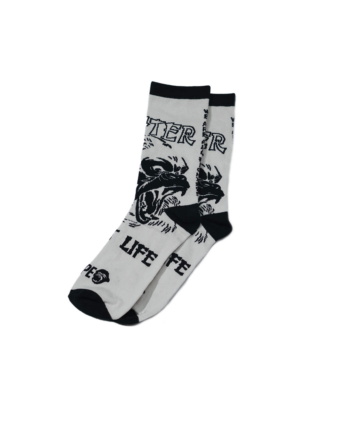 'Fight Life' socks