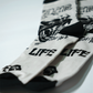 'Fight Life' socks
