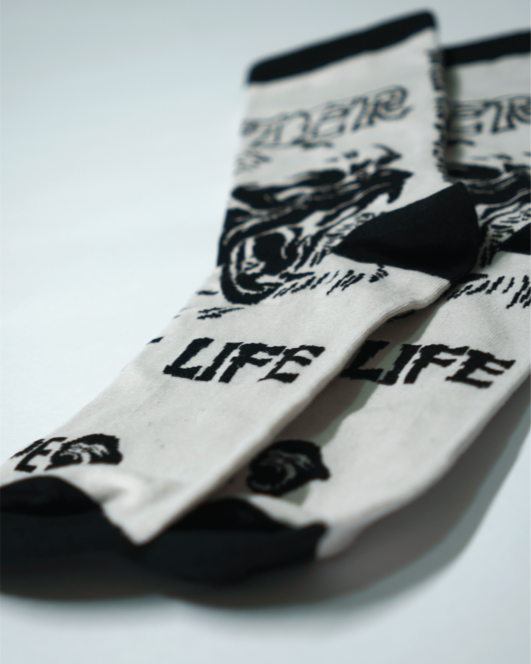 'Fight Life' socks