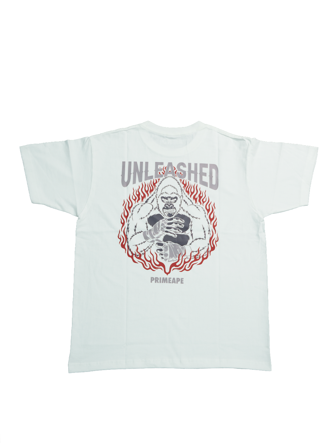 UNLEASHED oversized tee in white