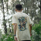 SAMURAI oversized tee in beige