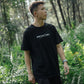 SAMURAI oversized tee in black